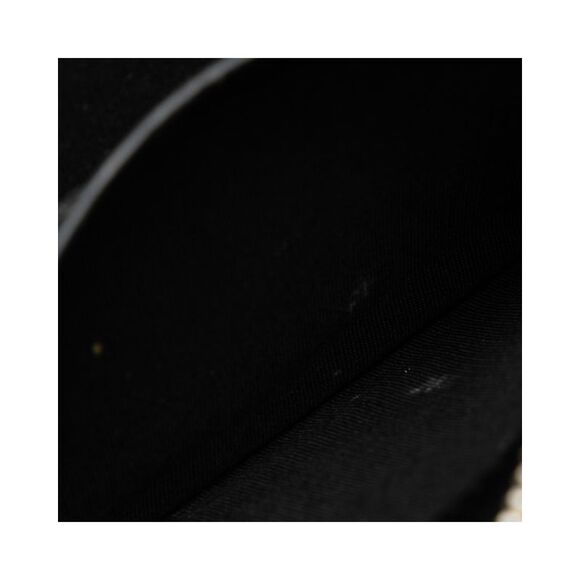 Pre Loved Chanel Tweed Zip Around Wallet Women Gray Long Wallets - Picture 7 of 8